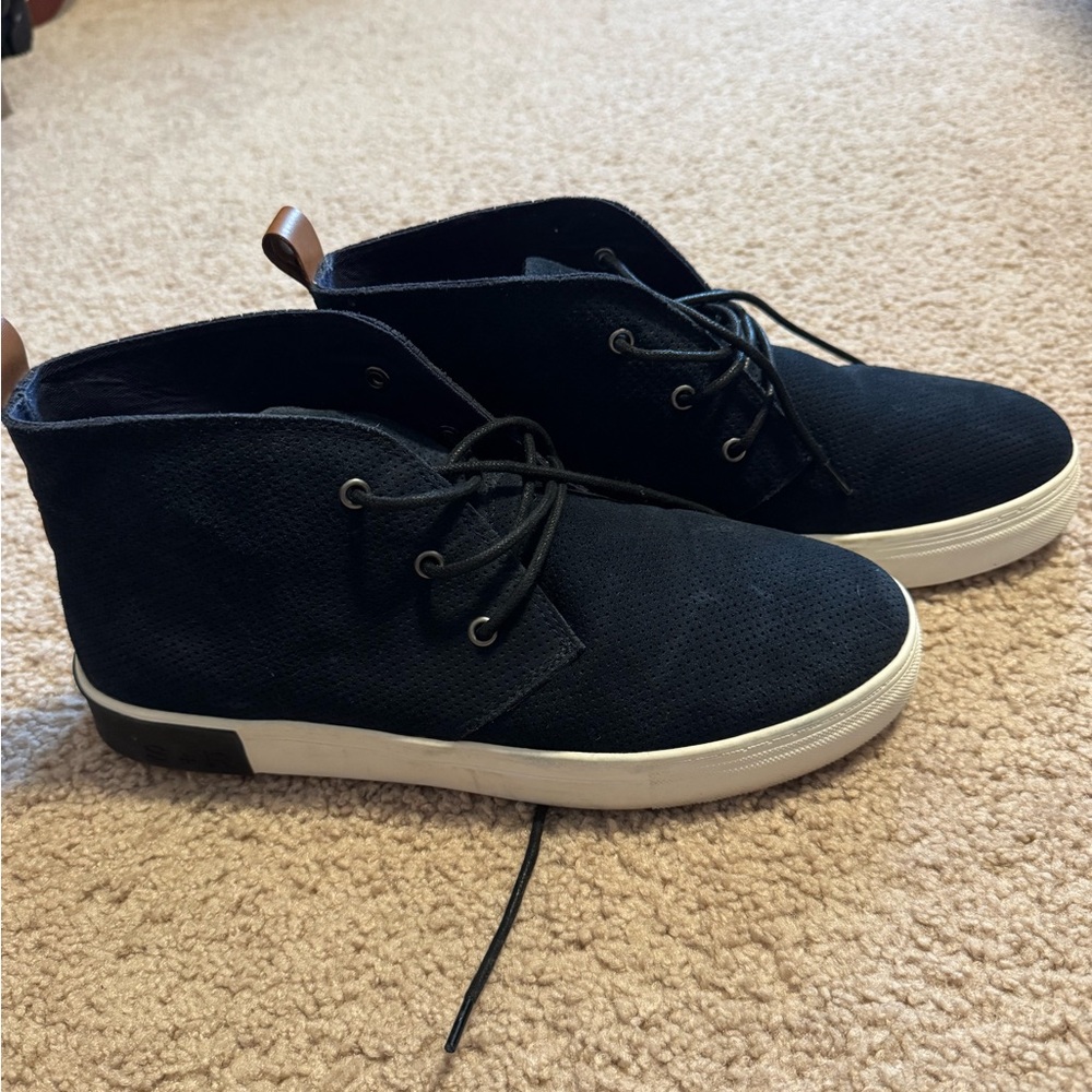 Strauss + Ramm Navy Suede Chukka Boot. Size 12.